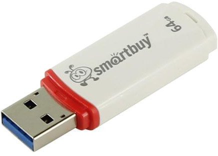 USB Flash Smart Buy 64GB Crown White (SB64GBCRW-W) - фото2