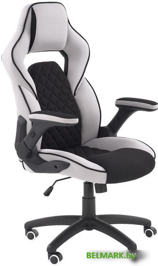 Кресло Halmar Sonic (черный/светло-серый) - фото