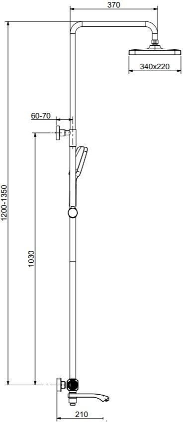 Душевая система Raglo R01.26.03 - фото2