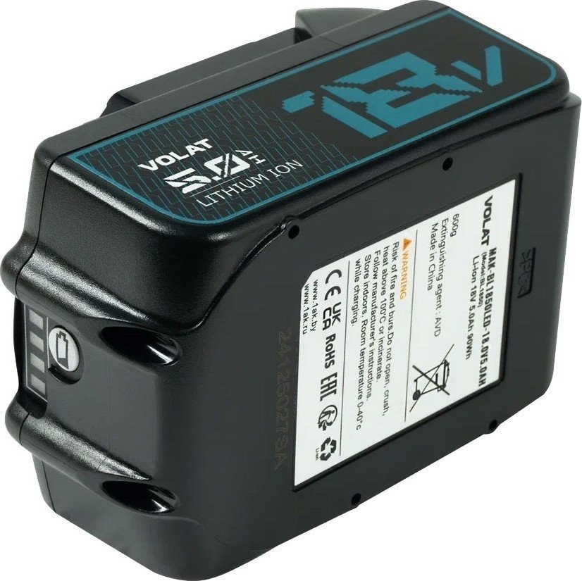 Аккумулятор VOLAT VT-MAK-BL1850LED-5 (18В/5 Ah) - фото2
