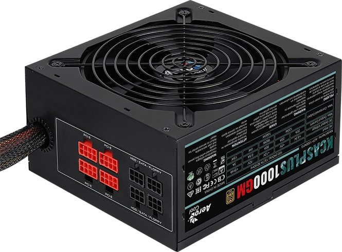 Блок питания AeroCool KCAS Plus 1000GM - фото2
