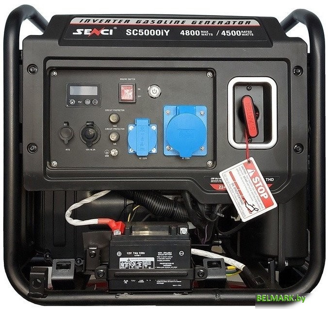 Бензиновый генератор SENCI SC5000i-Y - фото