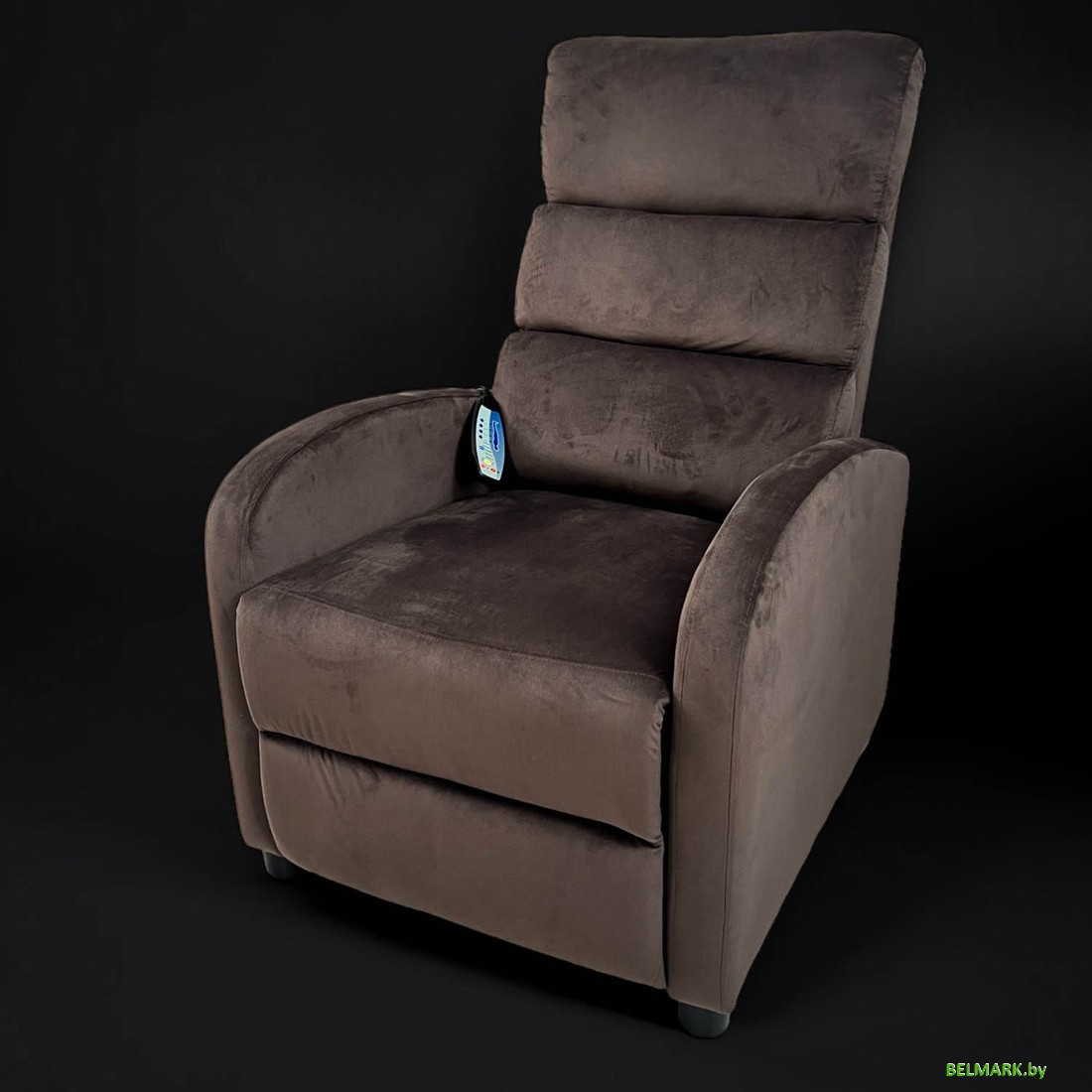 Массажное кресло Calviano 2164 (коричневый велюр) - фото2