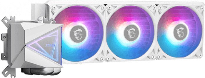 Жидкостное охлаждение для процессора MSI MAG CoreLiquid I360 (белый) - фото