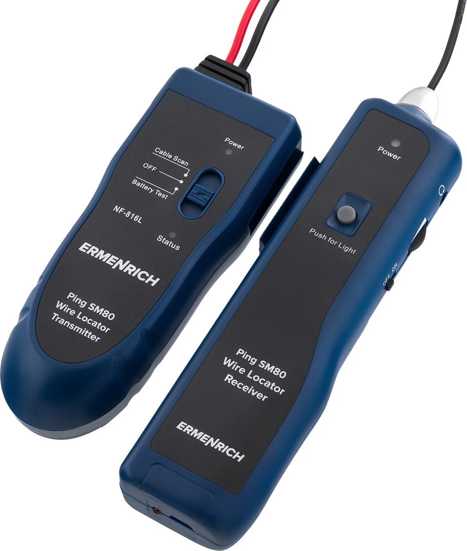 Детектор скрытой проводки Ermenrich Ping SM80 82548 - фото2