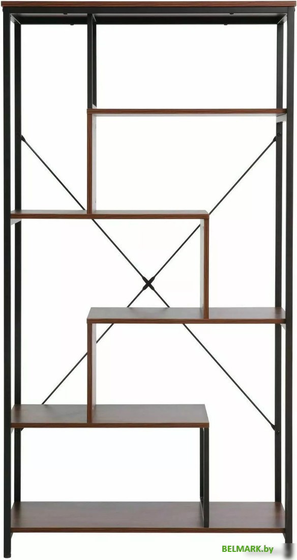 Стеллаж Signal Net A (орех/черный) - фото2