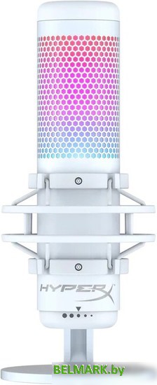 Проводной микрофон HyperX QuadCast S (белый) - фото