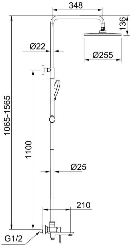 Душевая система Raglo R03.24 - фото2