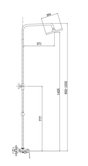 Душевая система Haiba HB24505-8 (белый) - фото2
