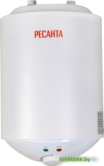 Накопительный электрический водонагреватель Ресанта ВН-10КВ - фото