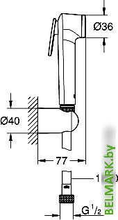 Душевой гарнитур Grohe Tempesta-F Trigger Spray 30 26354000 - фото2