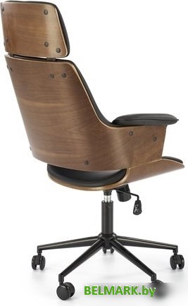 Кресло Halmar Weber (ореховый/черный) - фото2