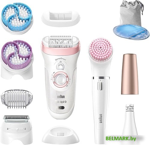 Эпилятор Braun Silk-epil Beauty Set 9 9/985 BS Wet &amp; Dry - фото