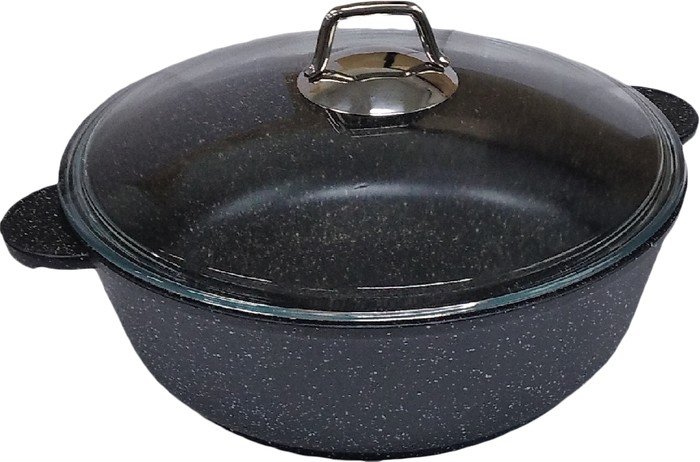 Жаровня Victoria Гранит АЛА260 G1026G - фото