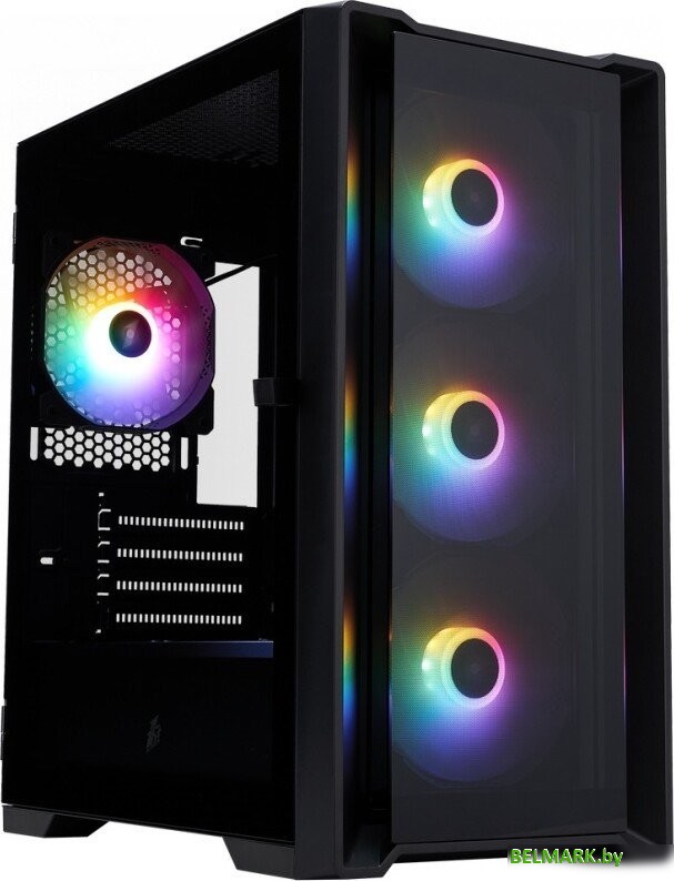 Корпус 1stPlayer TRILOBITE T4-G FRGB (черный) - фото