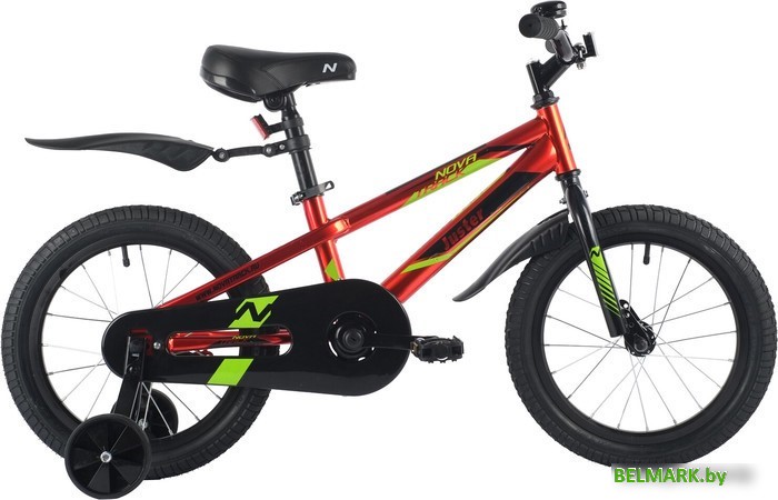 Детский велосипед Novatrack Juster 16 2023 165JUSTER.RD23 (красный) - фото