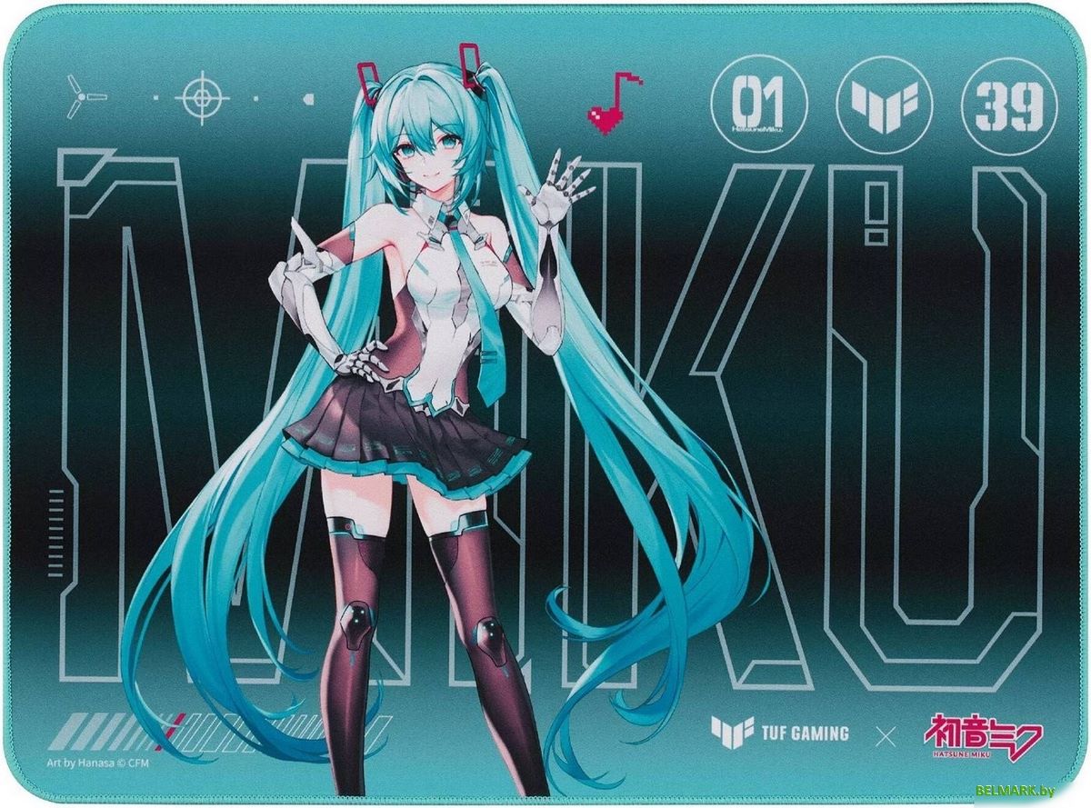 Коврик для мыши ASUS TUF Gaming P1 Hatsune Miku Edition - фото