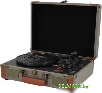 Виниловый проигрыватель Ritmix LP-130B (серый) - фото