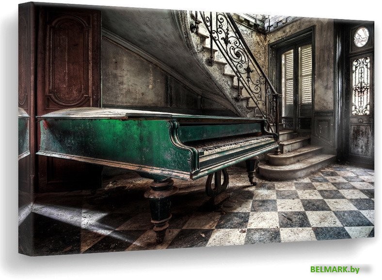 Картина Orlix Пианино в серебре CA-11900 113x85 см - фото2