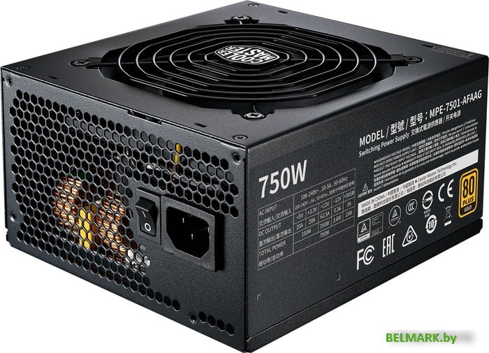 Блок питания Cooler Master MWE Gold 750 V2 Full Modular MPE-7501-AFAAG-EU - фото2
