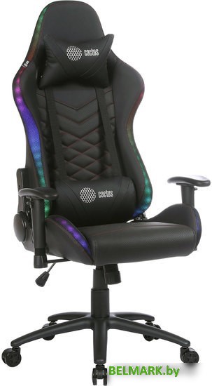 Кресло CACTUS CS-CHR-0099BLR (черный/красный) - фото