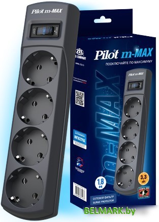 Сетевой фильтр ZIS Pilot m-Max 5 м - фото2