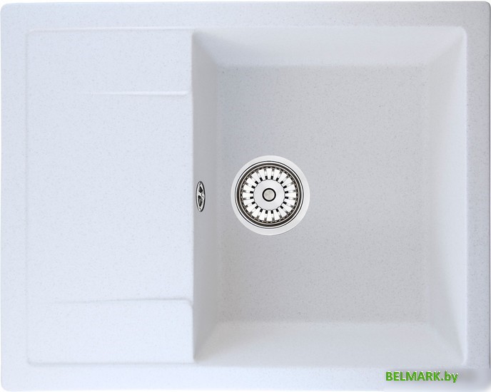 Кухонная мойка Berge BR-6502 (белый матовый) - фото