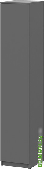 Шкаф-пенал NN мебель Денвер 00-00111579 (графит серый) - фото