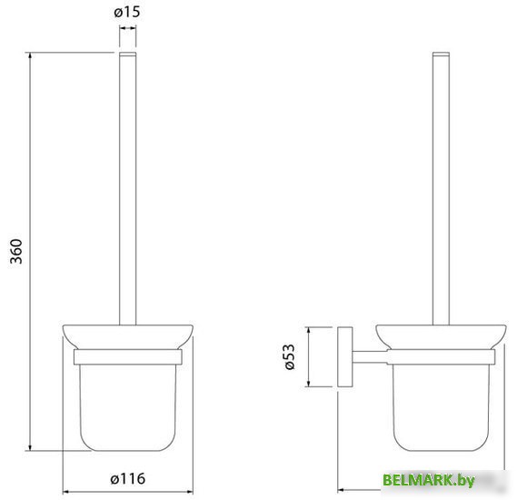 Ершик для унитаза IDDIS Sena SENSSG0i47 - фото2