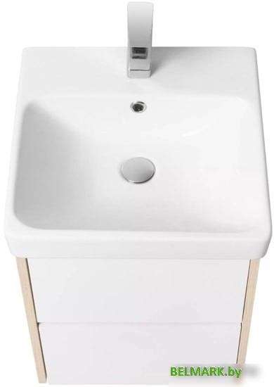 Акватон Тумба с умывальником Сканди 70 1A2518K0SDB20 (белый/дуб верона) - фото2