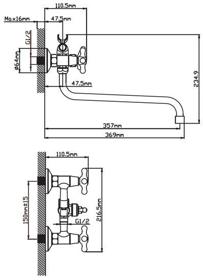 Смеситель Cronwil CD340-22 - фото2