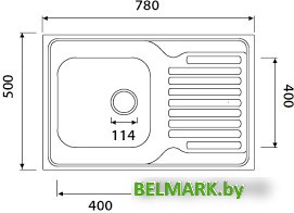 Кухонная мойка Kaiser KSS-7850L - фото2