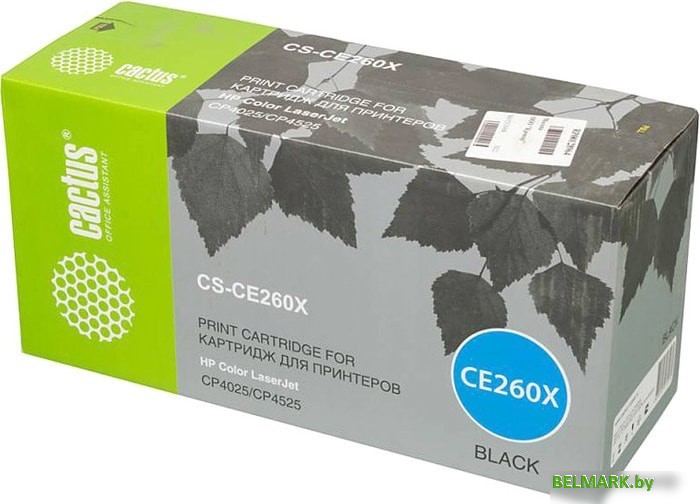 Картридж CACTUS CS-CE260X (аналог HP CE260X) - фото