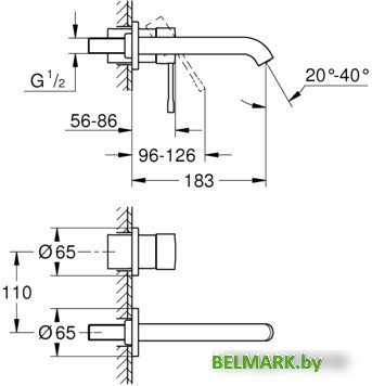 Смеситель Grohe Essence New 19408DL1 (теплый закат, матовый) - фото2