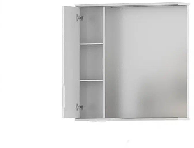 Volna Шкаф с зеркалом Adel 70 L (белый) - фото2