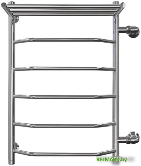 Полотенцесушитель Granula Трапеция, с полочкой боковое подключение правое 50х80 см - фото2