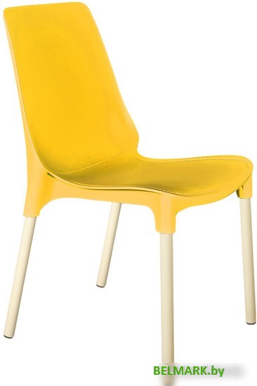 Стул Sheffilton SHT-S75 (желтый/ваниль) - фото