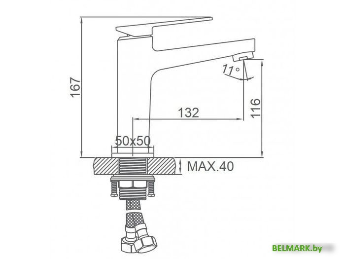 Смеситель Ledeme L1078B - фото2