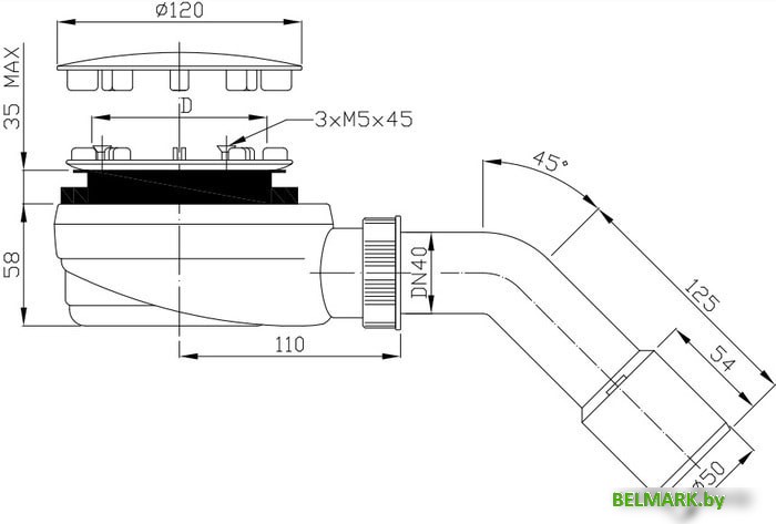 Сифон Radaway R580 - фото2