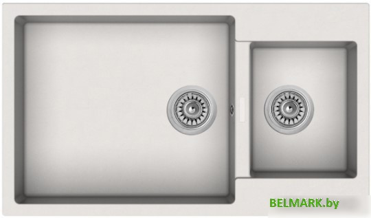 Кухонная мойка Longran Enigma ENG860.500 15 (крома) - фото