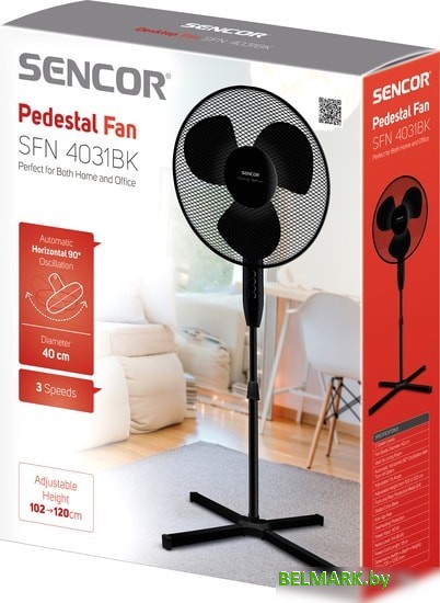 Вентилятор Sencor SFN 4031BK - фото2