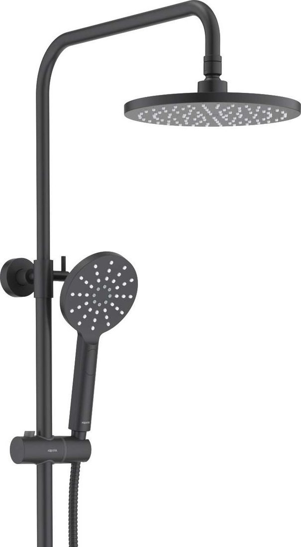 Душевая система Aquatek Бетта AQ2160MB (черный матовый) - фото2