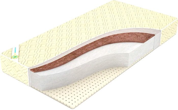 Матрас Монис Стиль Кокос-Люкс Латекс 60x120 (жаккард) - фото