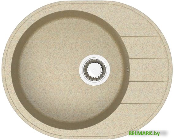 Кухонная мойка Berge BR-6201 (песочный матовый) - фото