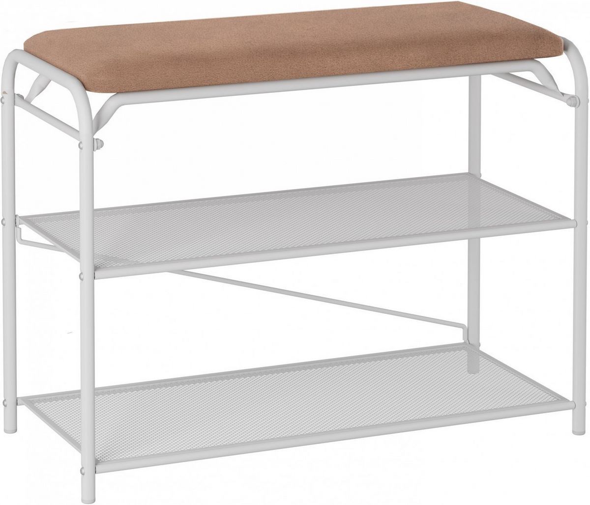 Банкетка ЗМИ Гранада 23 НБК с сиденьем ПДОГ23СНБК (белый/ткань нубук) - фото