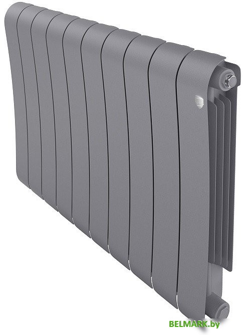 Биметаллический радиатор Royal Thermo Infinity 500 Silver Satin (10 секций) - фото