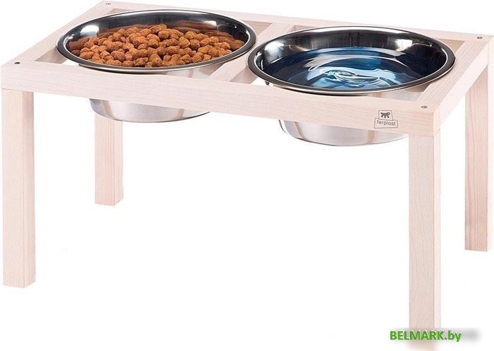 Миски на подставке Ferplast Desco Wood 07 70010358 - фото2