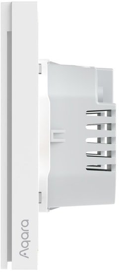 Выключатель Aqara Smart Wall Switch H1 двухклавишный без нейтрали (белый) - фото2