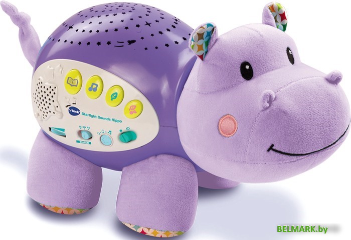 Интерактивная игрушка VTech Музыкальный проектор звездного неба Бегемот 80-180926 - фото