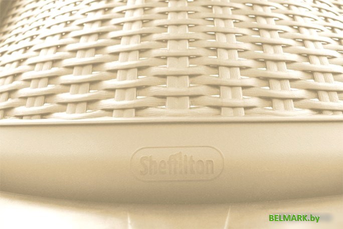 Стул с подлокотниками Sheffilton SHT-S68/S424-С (бежевый/светлый орех) - фото2